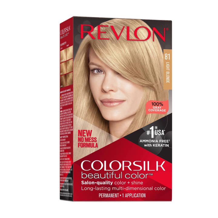 KT Supply - Vente Coloration pour cheveux - Couleur de cheveux permanente Revlon Colorsilk 81 blond clair