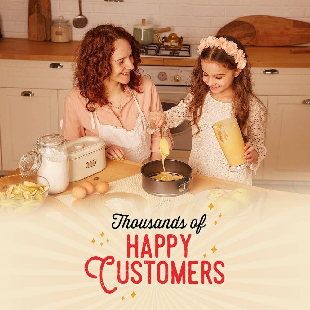 Baker's Signature - Wholesale Baking Sheet/Mat - [220 Liners] Heavy Duty 9 Inch Parchment Rounds Paper Baking Sheets | Precut Silicone Coated & Unbleached – Will Not Curl or Burn – Non-Toxic & Comes in Convenient Packaging3