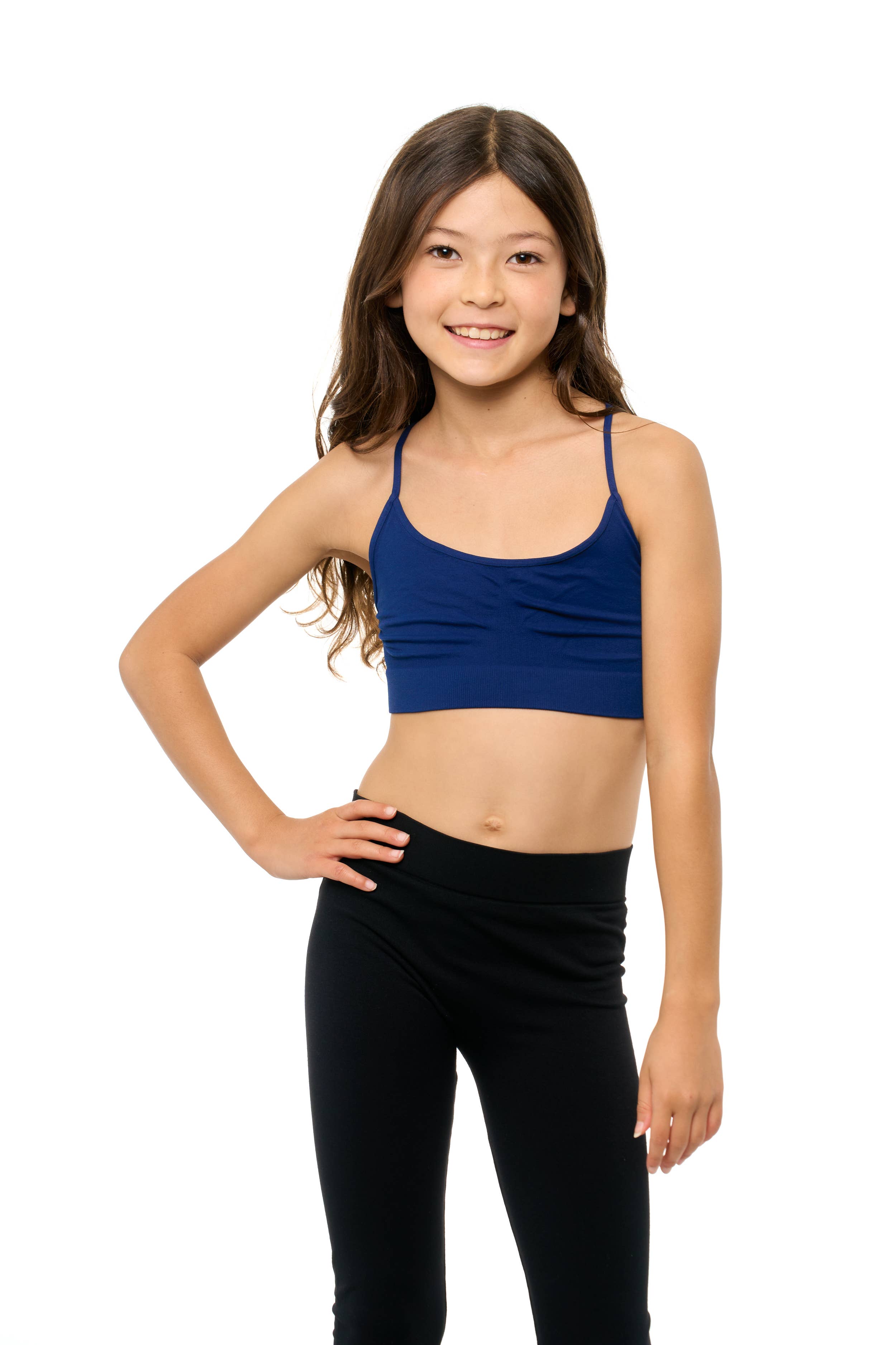 Malibu Sugar - Vendita all'ingrosso Intimo - Bambini - Reggiseno Racerback Cami Ragazze Taglia Unica17