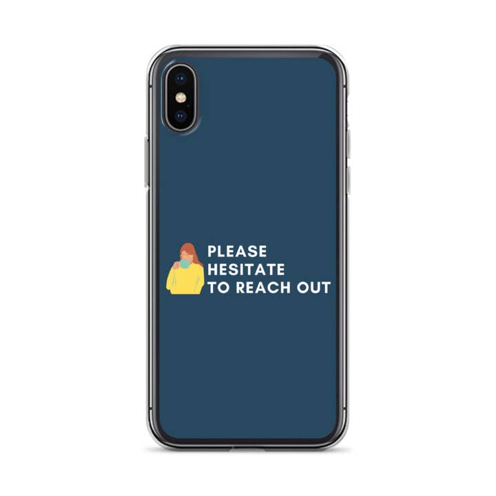 Please Hesitate To Reach Out | iPhone Case for wholesale by Sew You