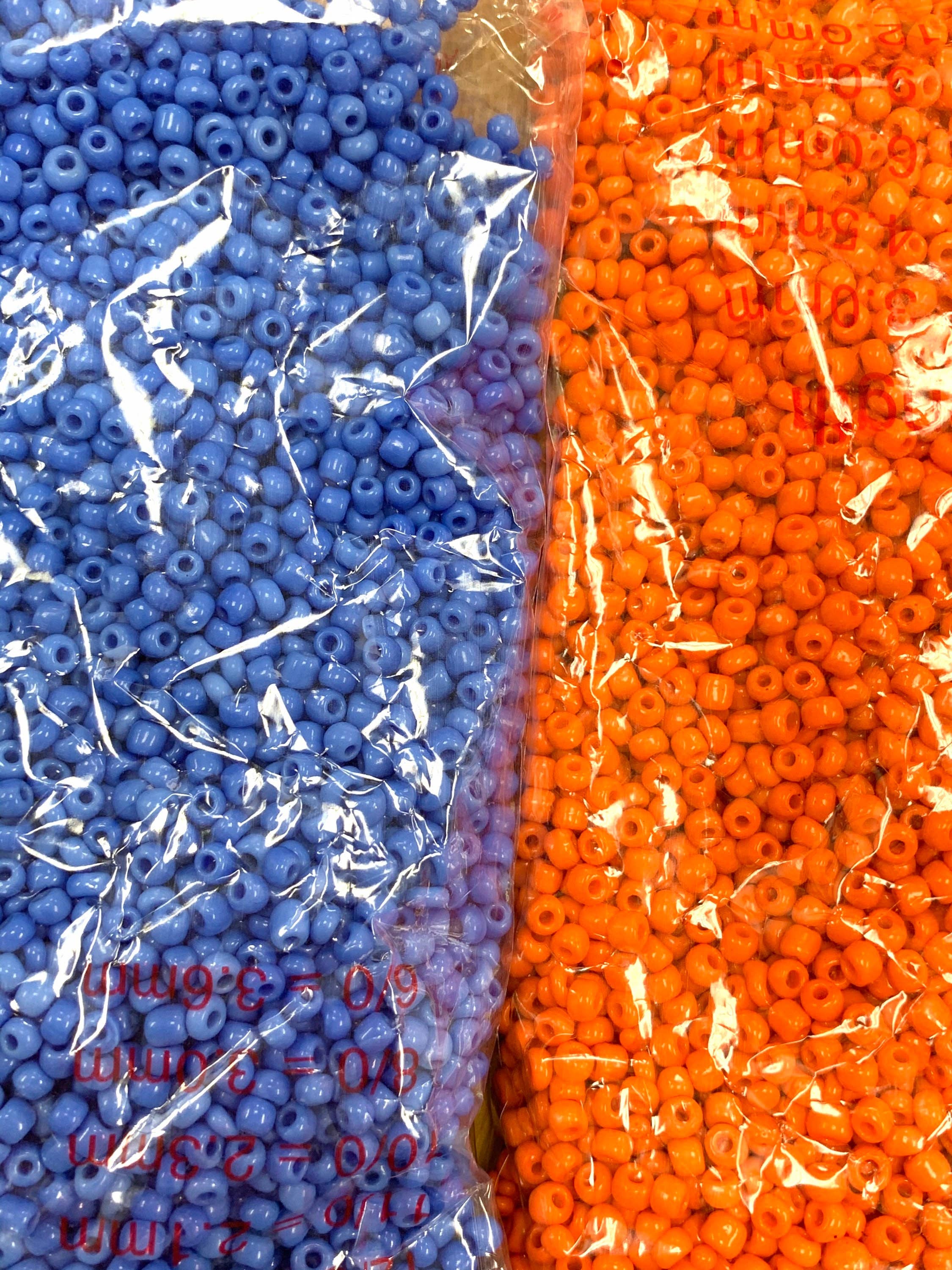 The Bead Bazaar - Vente Perle - Perles de taille, perles de graines, perles de verre rondes de 3 mm, perles de taille rondes, perles de graines en paquets, perles pour porte-masques, perles de graines en vrac5