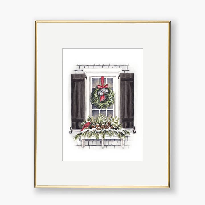 Home for the Holdiays - Stampa artistica ad acquerello per la vendita all'ingrosso da parte di Paper Betty