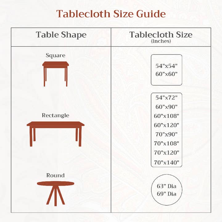 Maison d'Hermine - Design in Every Thread - Wholesale Tablecloth - Tablecloths 100% Cotton - 3 Shapes - Dalida Fall9