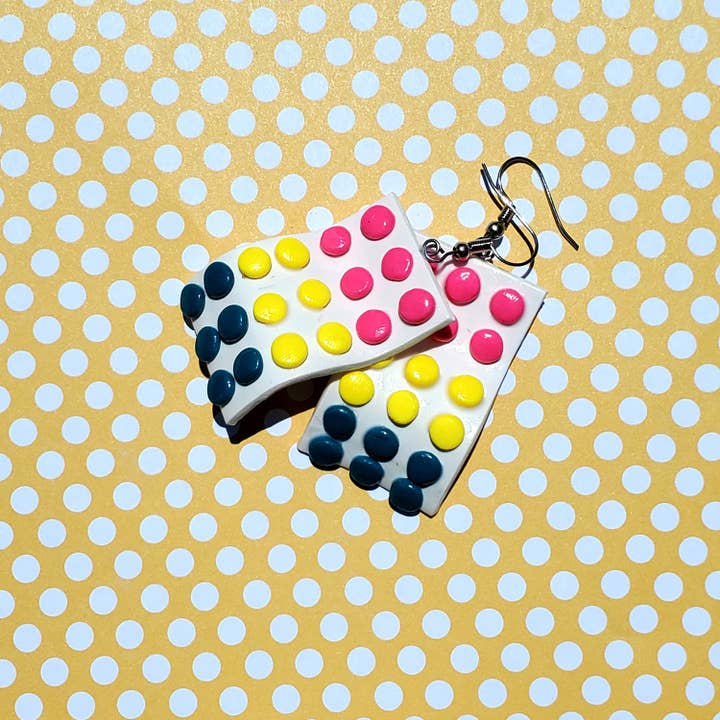 Kris's Kisses Kreations - Wholesale Dangle Earrings - Candy Button Earrings, 80's Earrings, Classic Earrings