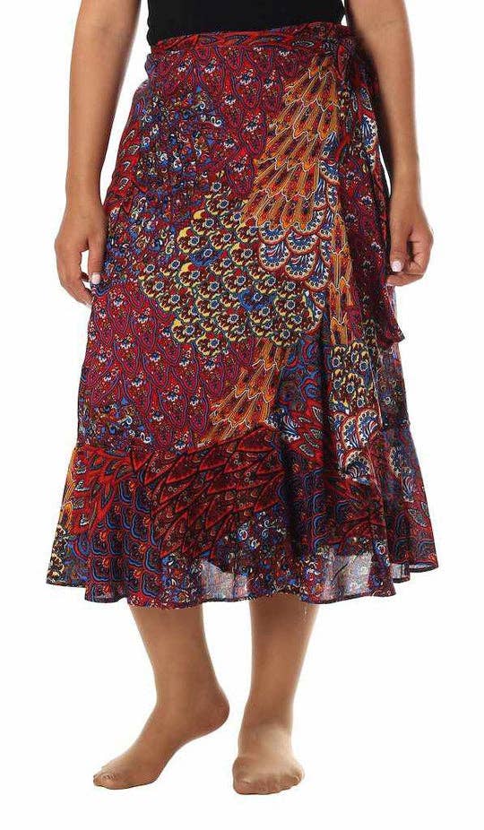 Studio 12 Collective (previously Ethnic Lanna) - Wholesale Skirt - Women's - Wrap Skirt Women's Printed Pattern - Thailand3