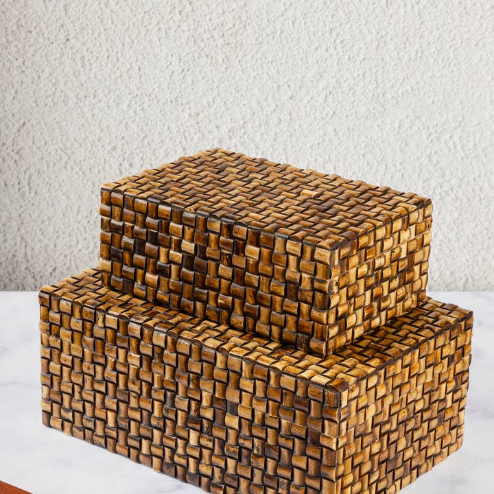 GAURI KOHLI - Wholesale Decorative Box - Nomad Decorative Boxes, Set of 2
