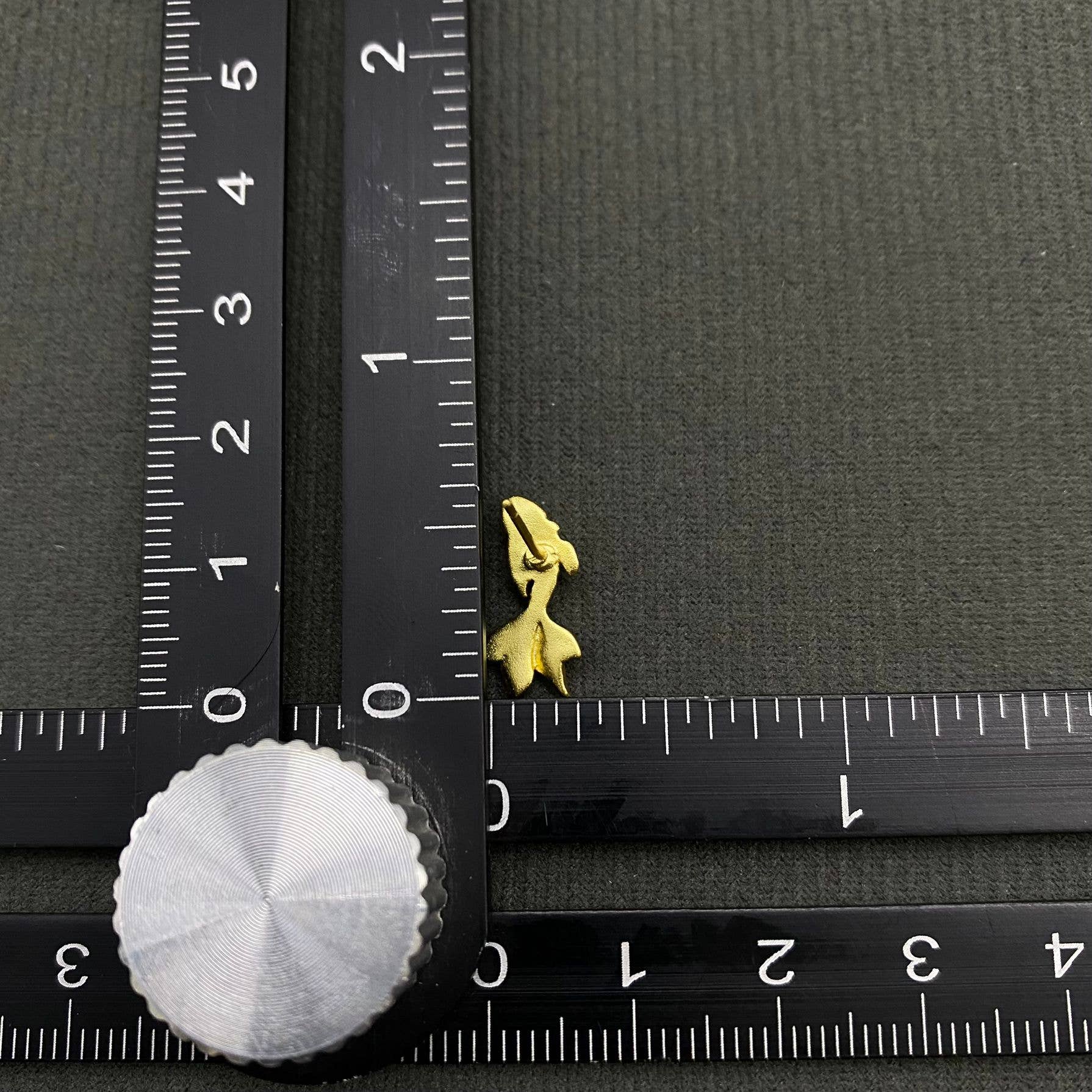 Mio Queena - Wholesale Stud/Post Earrings - 14K Gold Plated Goldfish Ear Studs3