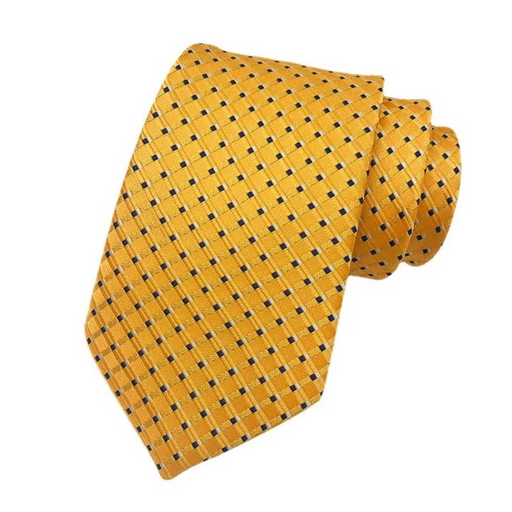 Men's Checkered Dot Tie For Business Casual Wear for wholesale by UZ Wholesale Store