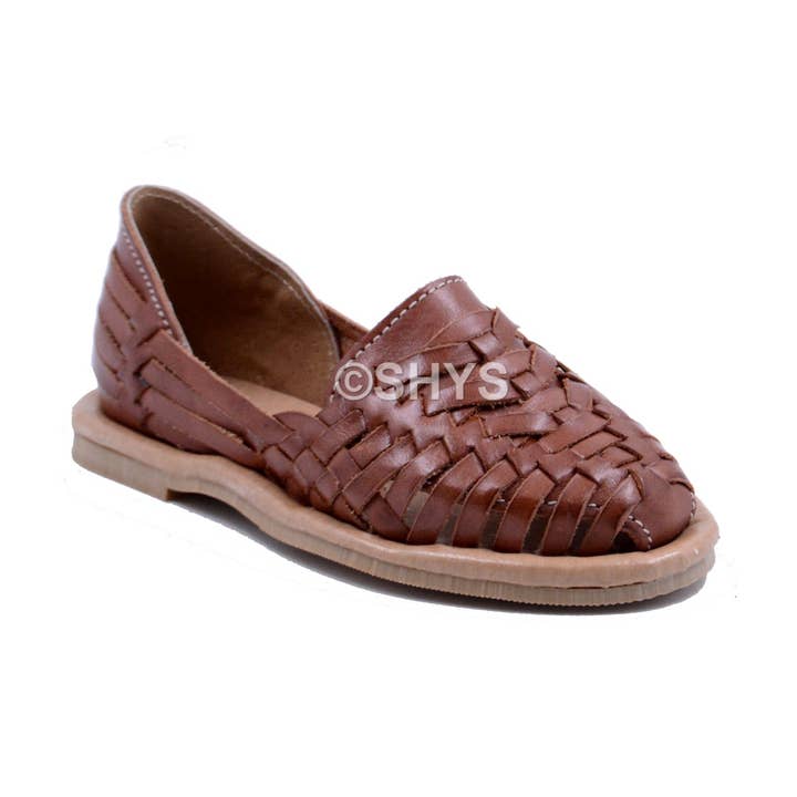 Læder mexicanske sandaler til drenge piger børn Chedron Nk-016-2 for engroshandel hos SHYS