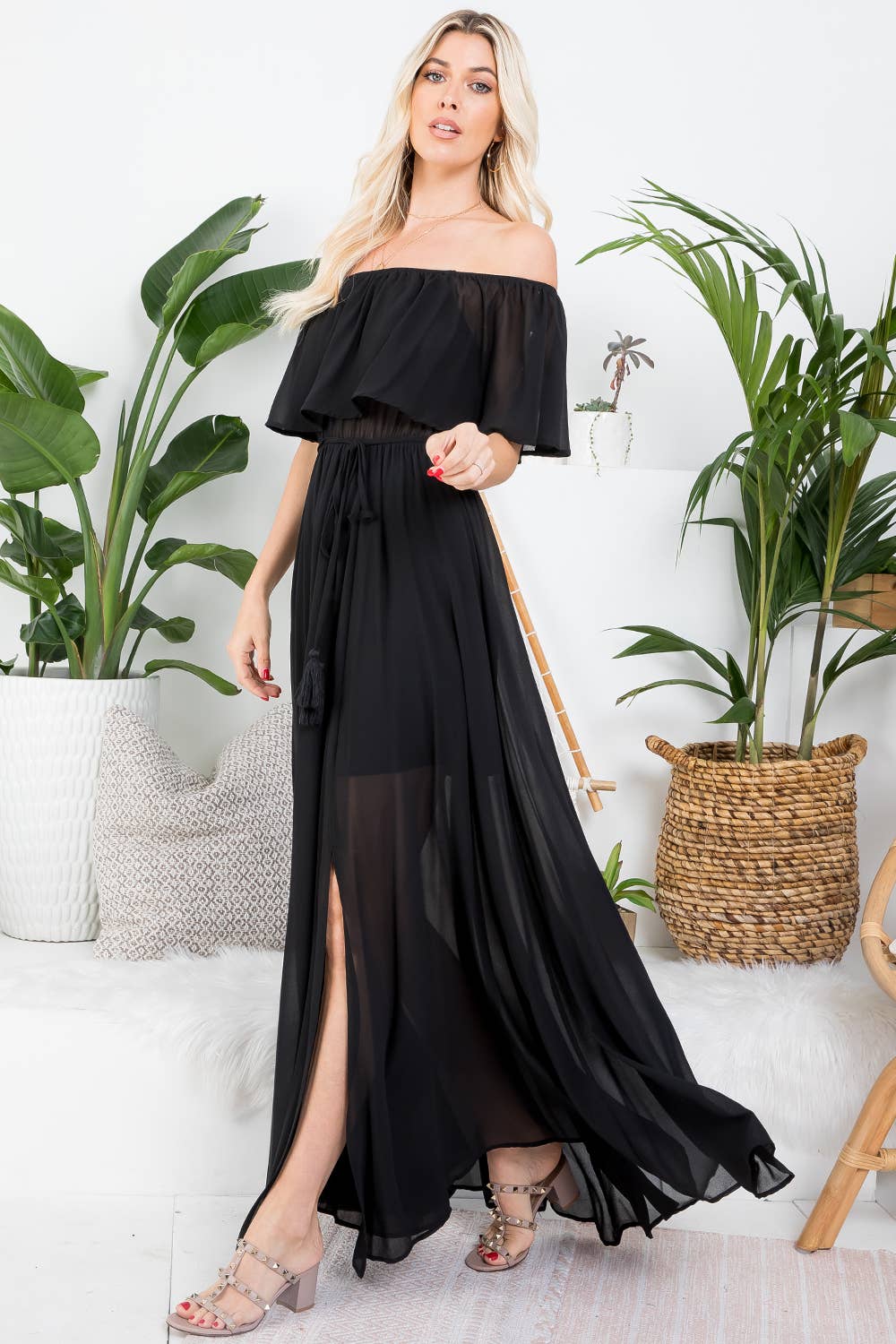 Sweet Lovely by Jen - Wholesale Dress - Women's - OFF-SHOULDER MAXI DRESS15