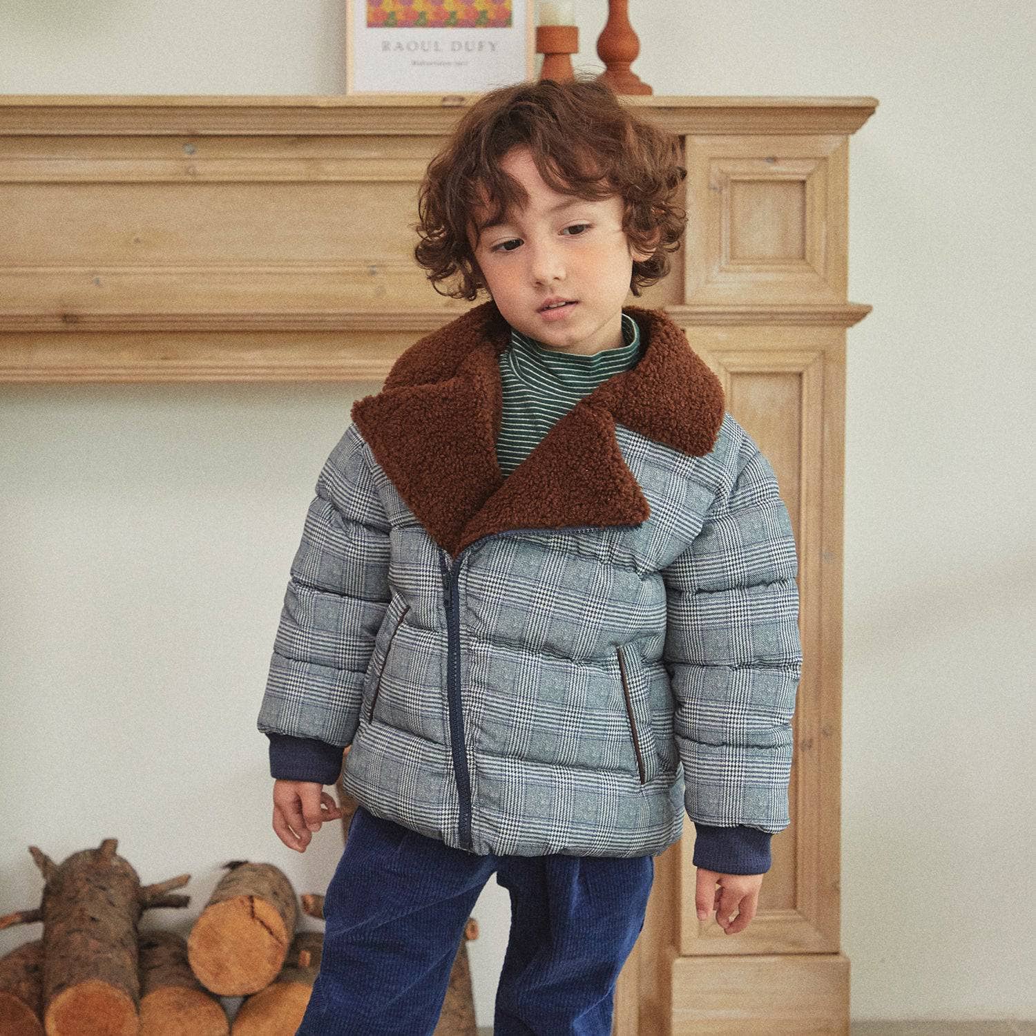 ToTo Heros - Wholesale Puffer Jacket - Kids - Faux Fur Collared Puffer Jacket2