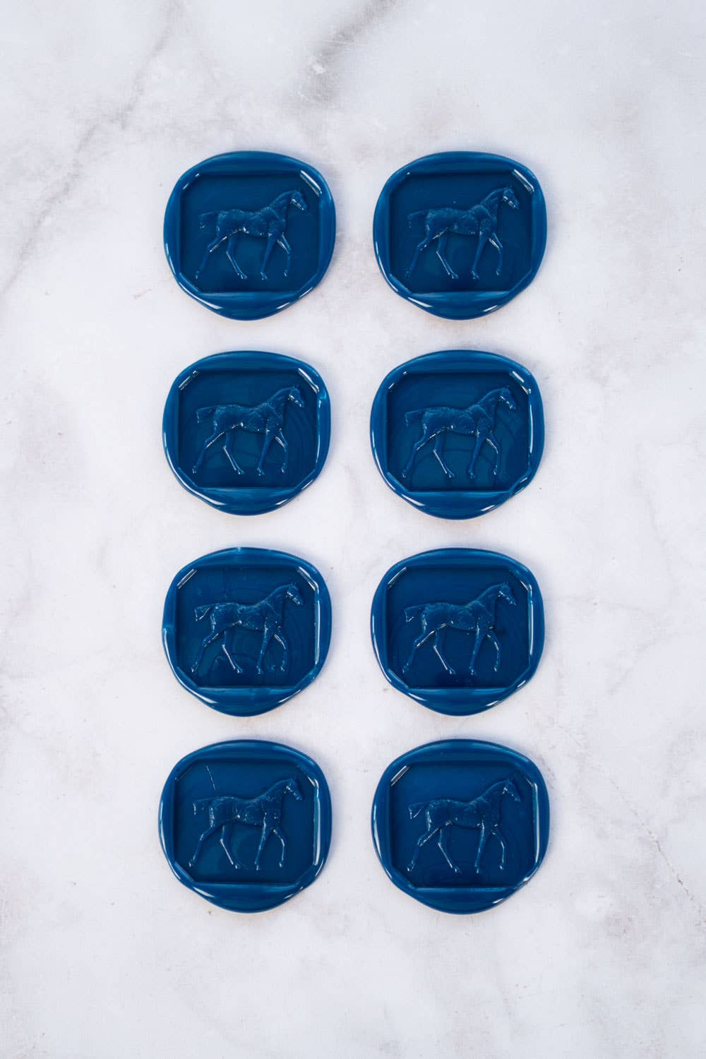 Danielle Demers Studio - Wholesale Sealing Wax - Walking Horse Wax Seals, Boxed Set of 8, Avail. in 9 colors8