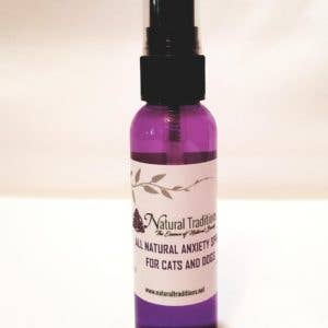 Natural Anti-Anxiety Spray for Cats/Dogs for wholesale by Natural Traditions