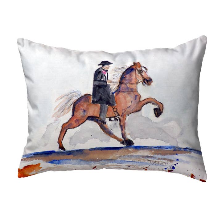Almohada Caballo Marrón para venta al por mayor de Betsy Drake Interiors