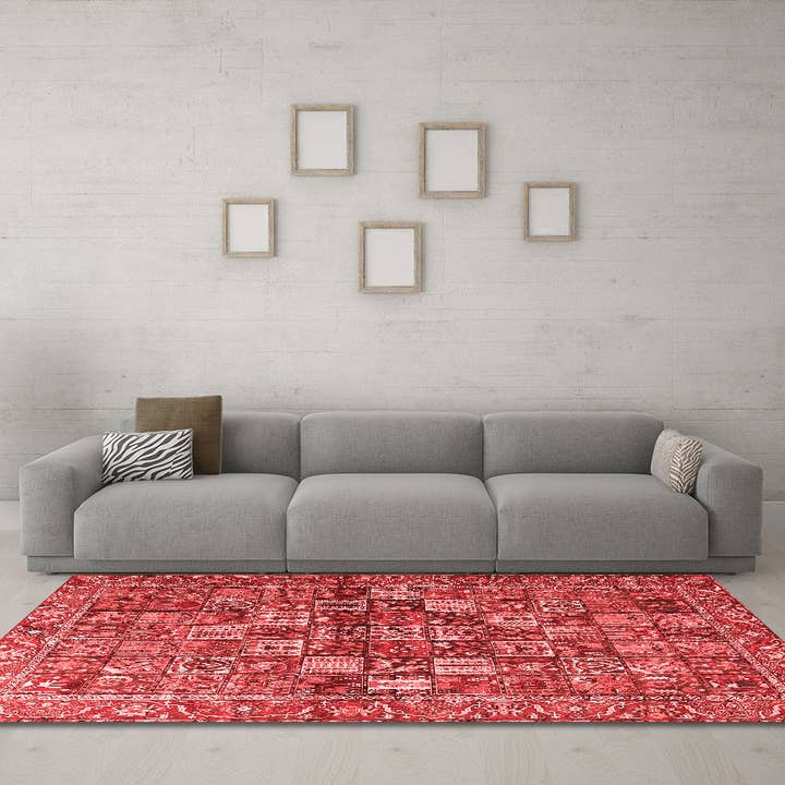 Machine Washable Persian Red Traditional Area Rugs for wholesale by Ahgly