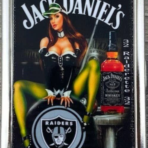 Coffre de rangement publicitaire pour fille pin-up de football de piscine et whisky pour la vente par Lighter King