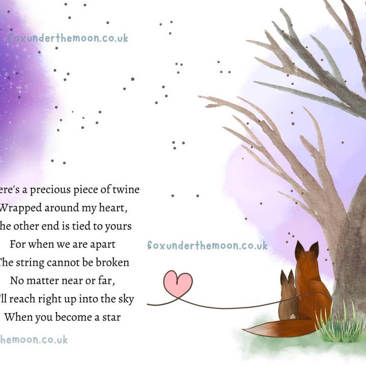 Fox Under The Moon – wholesale Junior fiction book (9–12) – 'Watching From The Stars' Mini Book by Stacey McNeill5