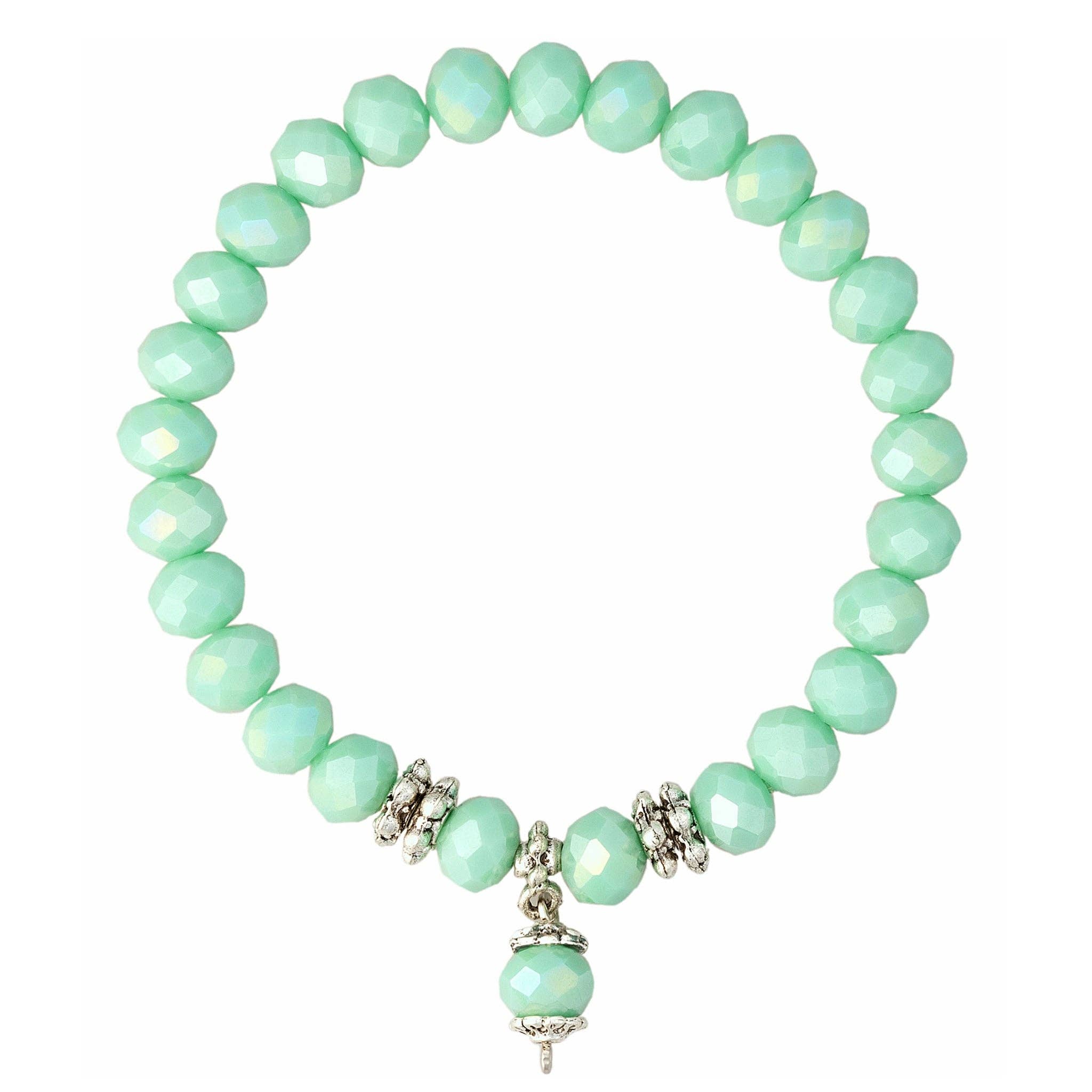 Lotusfeet - Wholesale Beaded Bracelet - S244-S248 Crystal Drops4