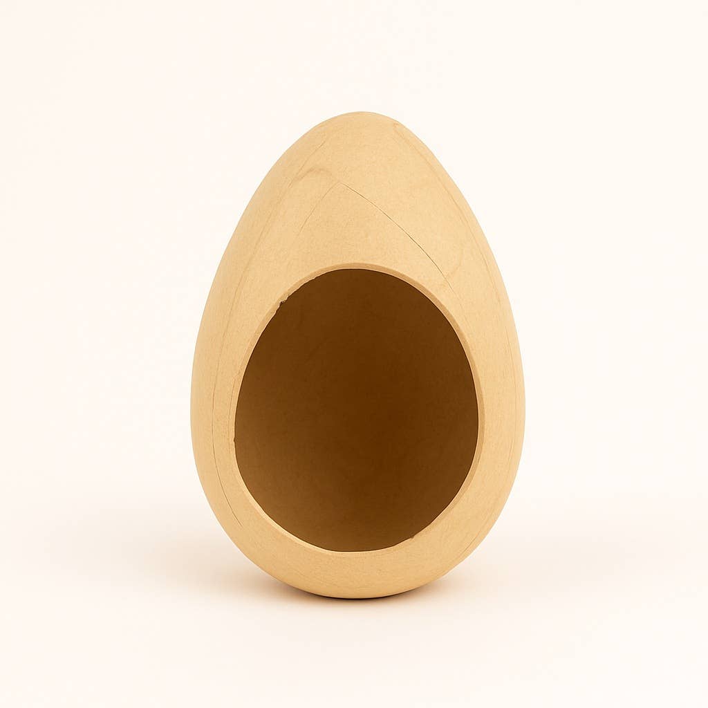 Factory Direct Craft - Wholesale Paper Mache - Panoramic Diorama Paper Mache Egg - 4" x 2-1/2" Dia.5