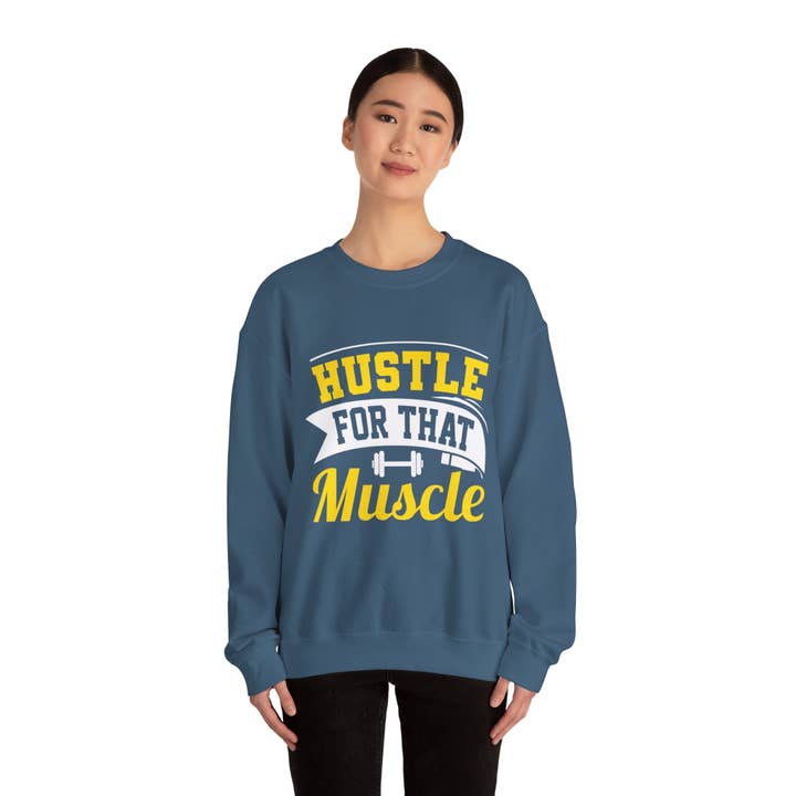 RC'nSONS - Wholesale Graphic Sweatshirt - Unisex - Hustle For That Muscle Unisex Sweatshirt30