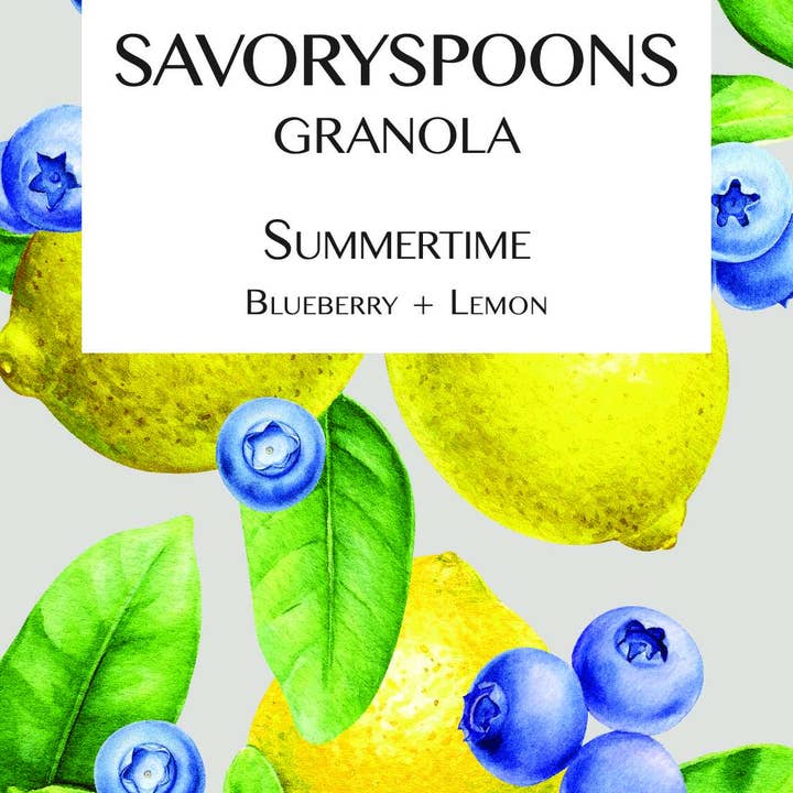 Verão com Mirtilos + Limão por atacado de SavorySpoons Granola