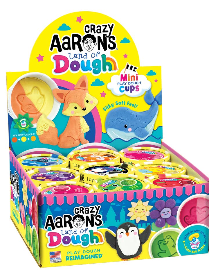 Land of Dough 1 oz. Cup Assortment for wholesale by Crazy Aaron's
