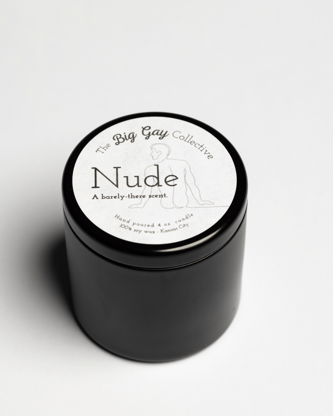 The Big Gay Collective LLC - Wholesale Jar/Filled Candle - Nude2