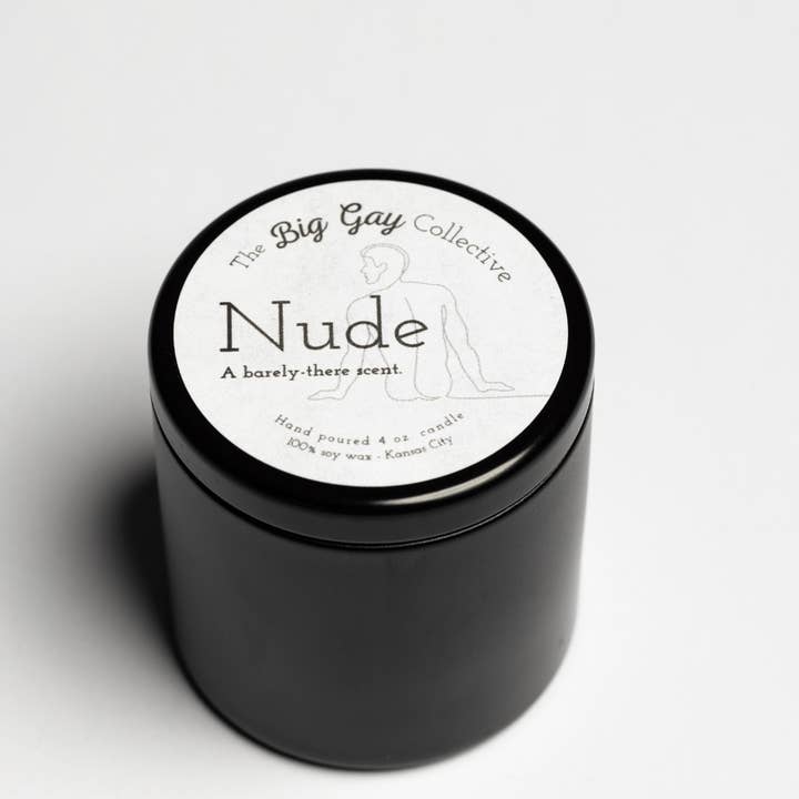The Big Gay Collective LLC - Wholesale Jar/Filled Candle - Nude2