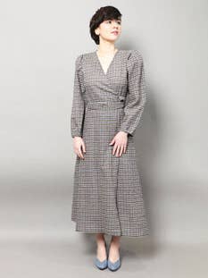 ROBE AMELIE CHECKERED pour la vente par Ambali