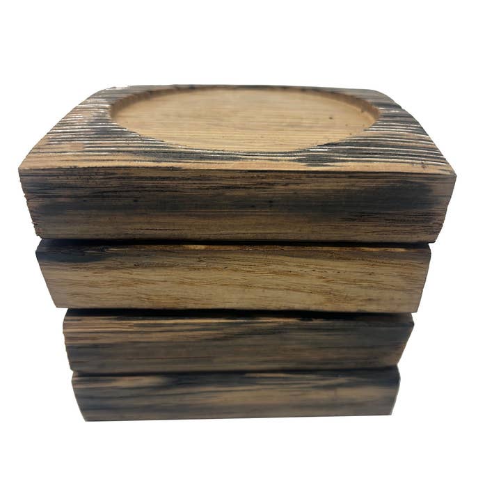 Barrel-Art - Wholesale Coasters - Whiskey Barrel Coasters | Set of 4