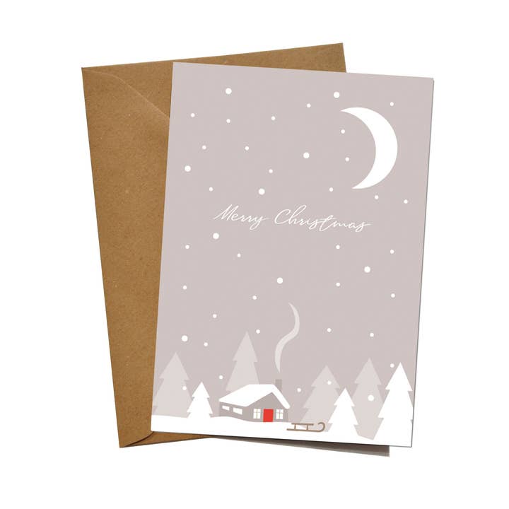 Biglietto di Natale "Capanna di Natale" per la vendita all'ingrosso da parte di mimie & joe