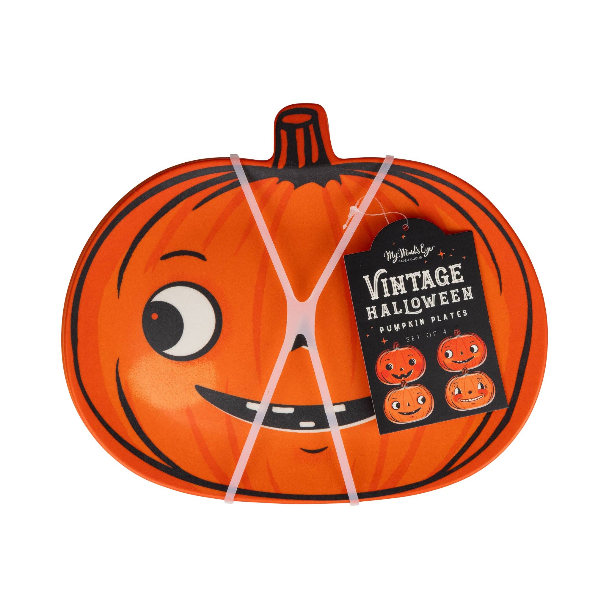 My Mind’s Eye - Wholesale Disposable Plate - VHP1231 - Vintage Pumpkin Bamboo Plates1