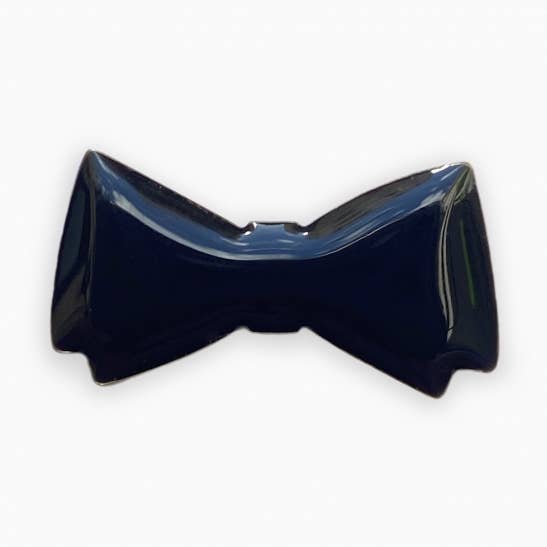 ELLIOT bow tie enamel pin for wholesale by Titlee