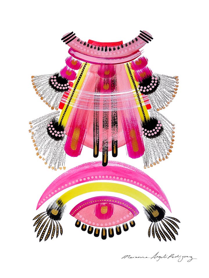 IZARRA I ABSTRACT PRINT for wholesale by Marianne Angeli Rodriguez Gallery