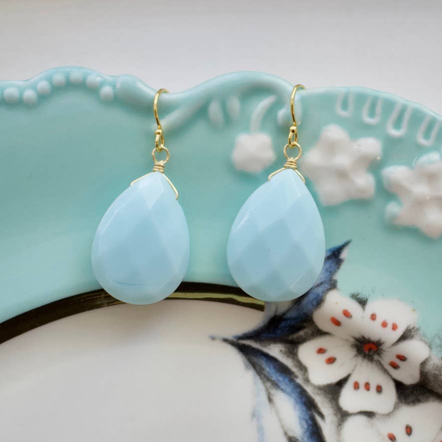 a.v. max - Wholesale Dangle Earrings - Serena Statement Semi Teardrop Earrings30