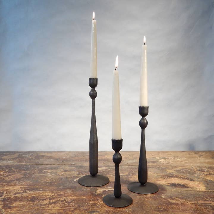 Ball Taper Candle Holder for wholesale by Blackthorne Forge