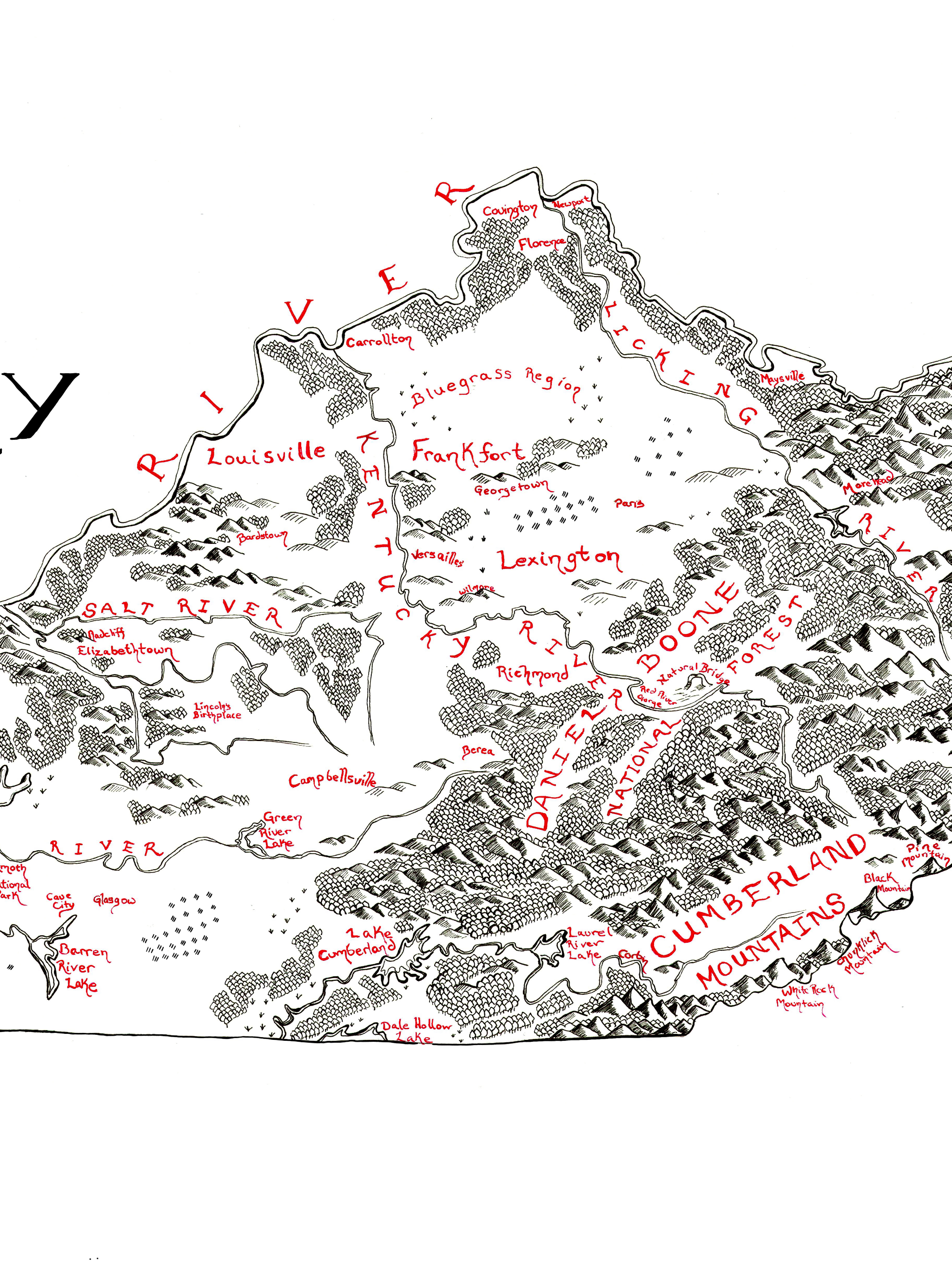 Lord of Maps - Wholesale Map - Kentucky Map3