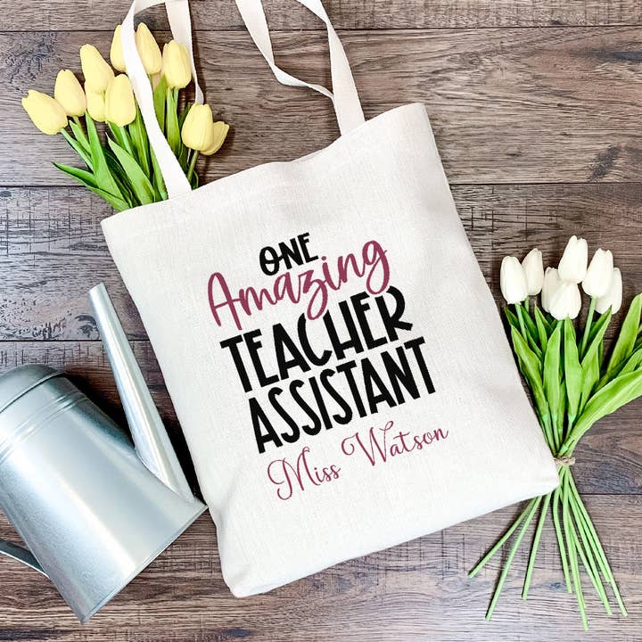 Bolsa tote de asistente de enseñanza increíble para venta al por mayor de Bluesky's Creation