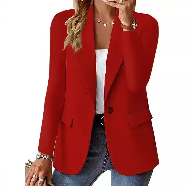 safistyle - Wholesale Blazer - Women's - Long Sleeve Solid Color Cardigan, Women's Petite Blazer Jack8