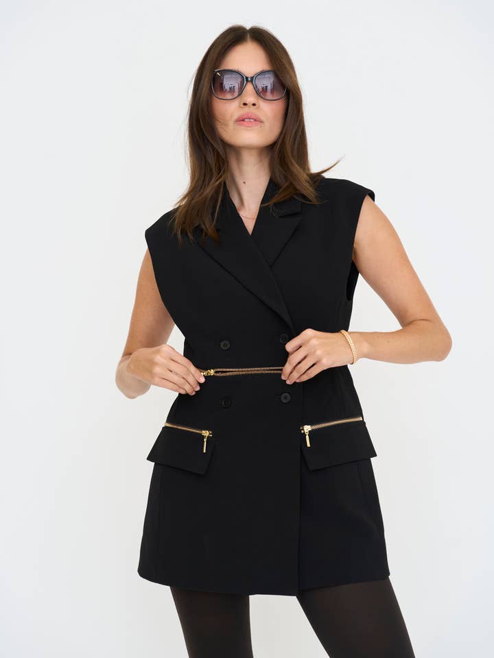 Zip Away Vest (XS - 2XL) for wholesale by Foreign Fare