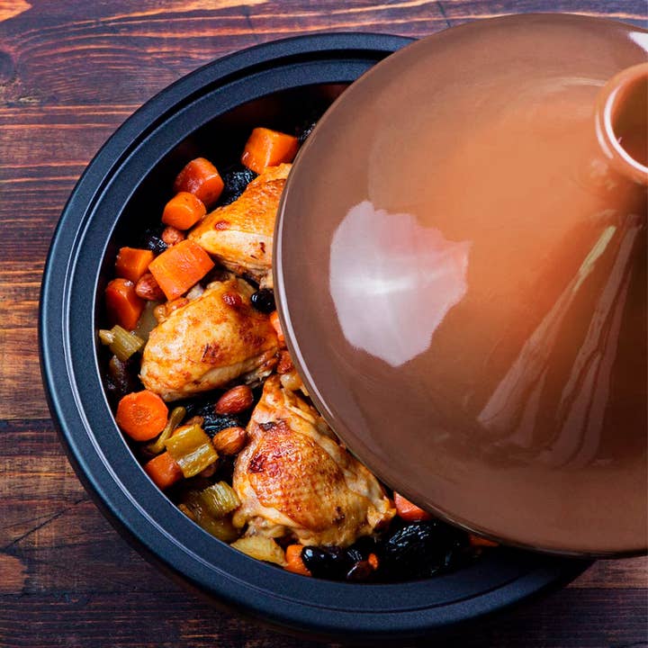 Kook - Wholesale Cooking Pot - Kook Moroccan Enameled Cast Iron Tagine, Blue, 3.3 Qt8