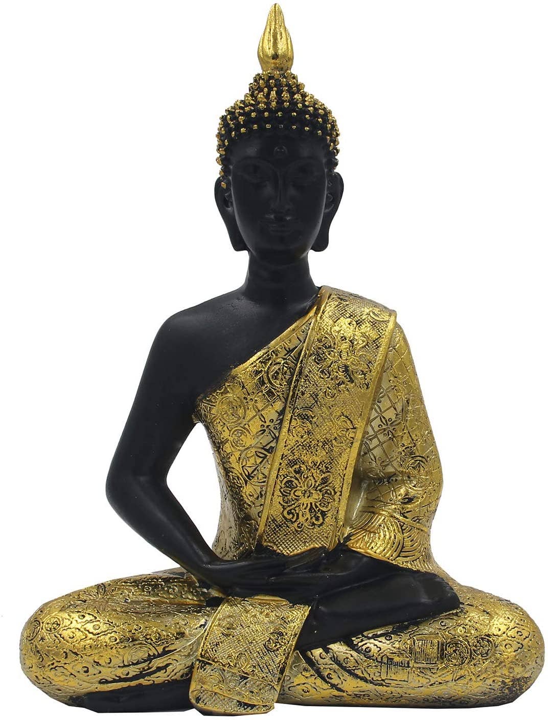 Lungta Imports - Vendita all'ingrosso Scultura - Statua del Buddha tailandese che medita l'armonia della pace 11 «alta5