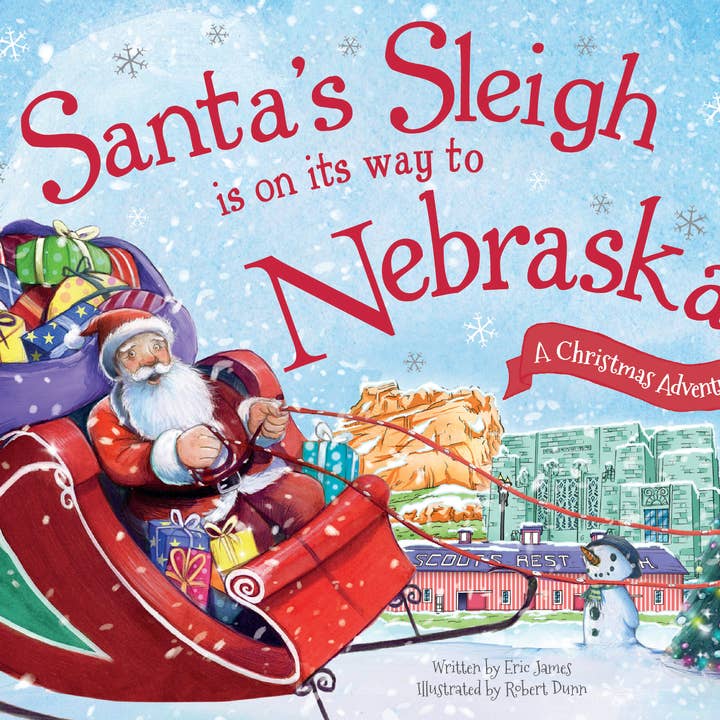Sourcebooks - Wholesale Book - Kids - Santa's Sleigh Is on Its Way to Nebraska (HC)