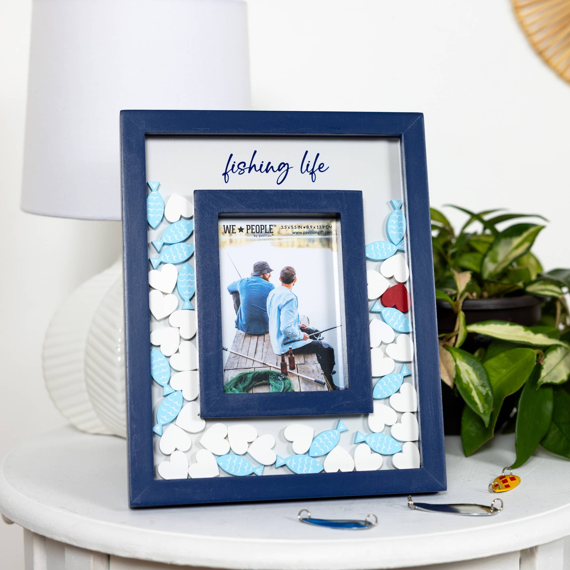 Pavilion - Wholesale Picture Frame - Fishing Life - 8" x 10" Picture Frame (3.5" x 5.5" Photo)1