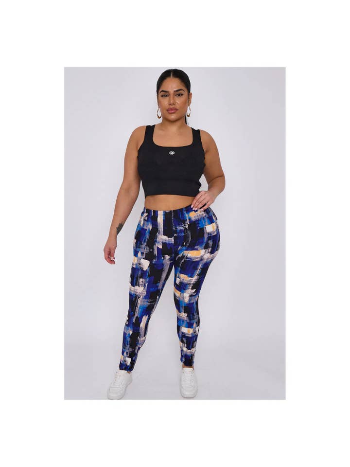 Superbia – wholesale Fashion leggings – Women's – Superbia Super Soft Leggings High Waist (Large Size 14-22)105