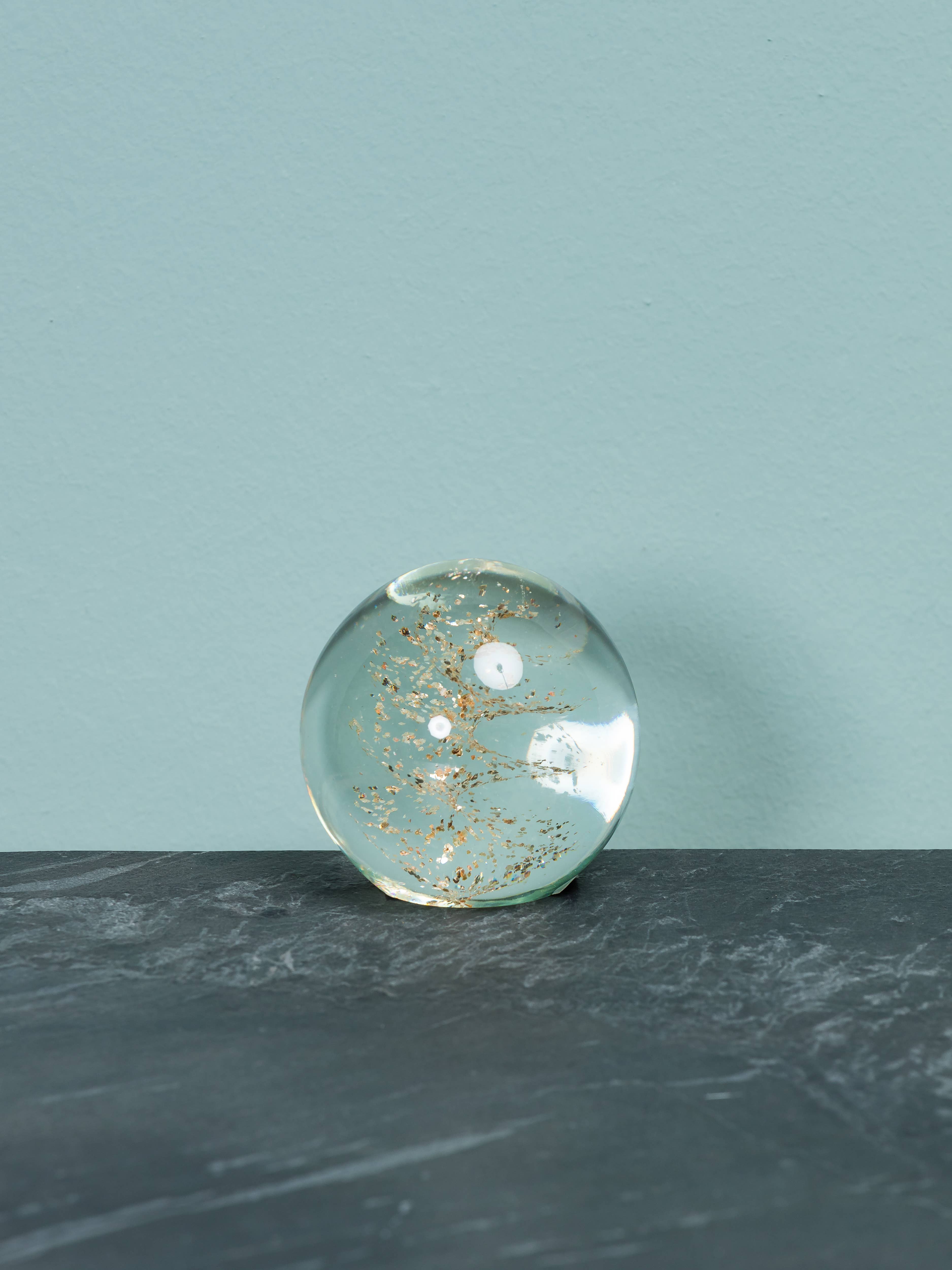 Chehoma USA - Vente Presse-papier - Presse-papier en verre « Gold Dust »0