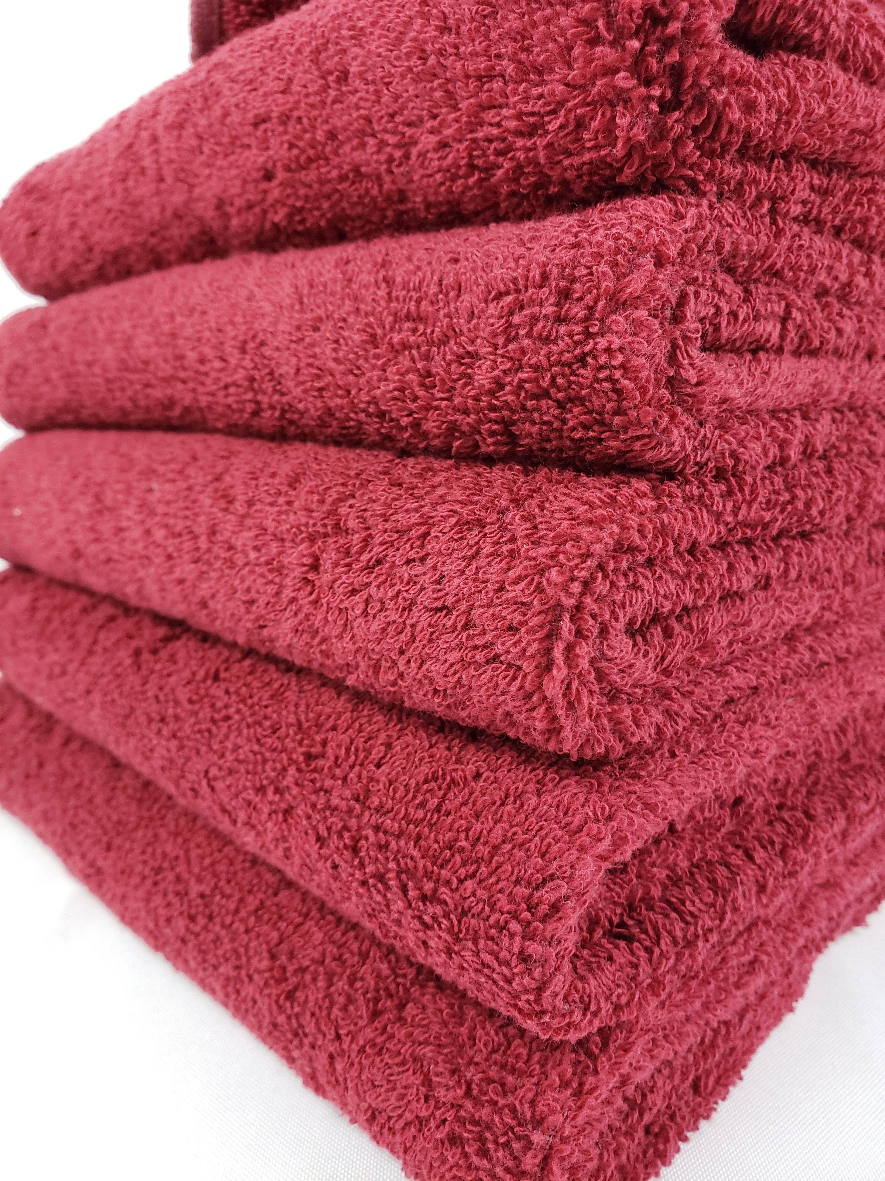 EBRU Home – wholesale Handduk – Bordeauxfärgad salongshandduk 50x90 cm2