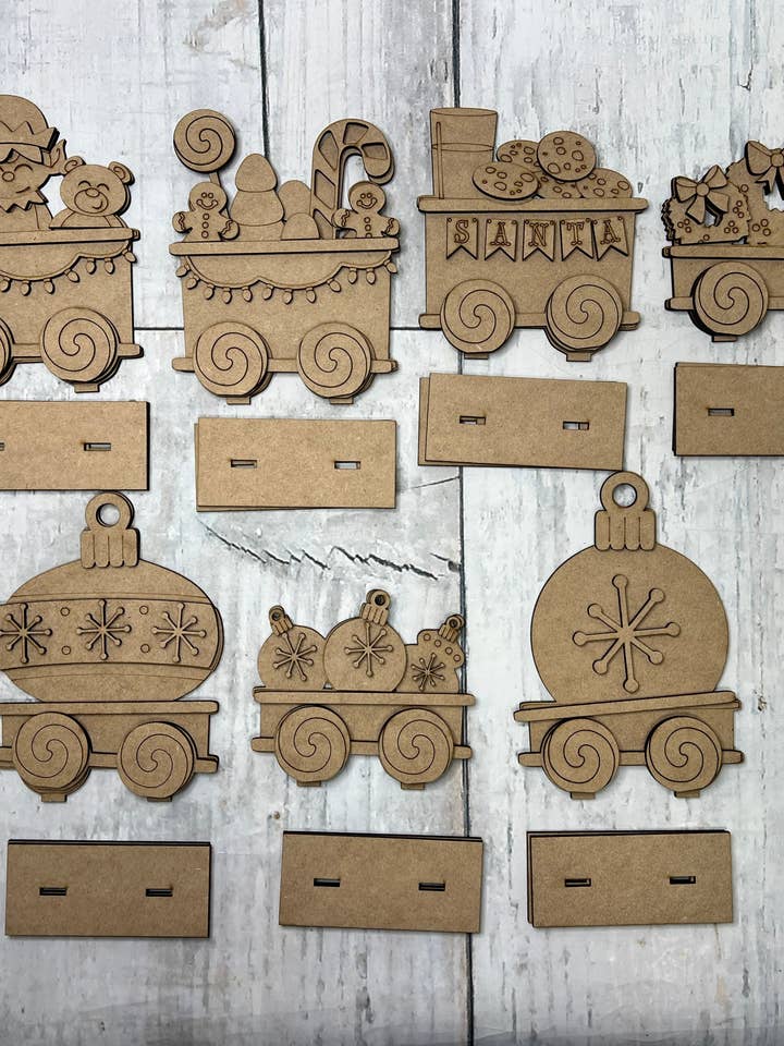 Kerstmis Uitbreidingsset Trein Doe-Het-Zelf Kit voor wholesale door Rustic Home Co LLC