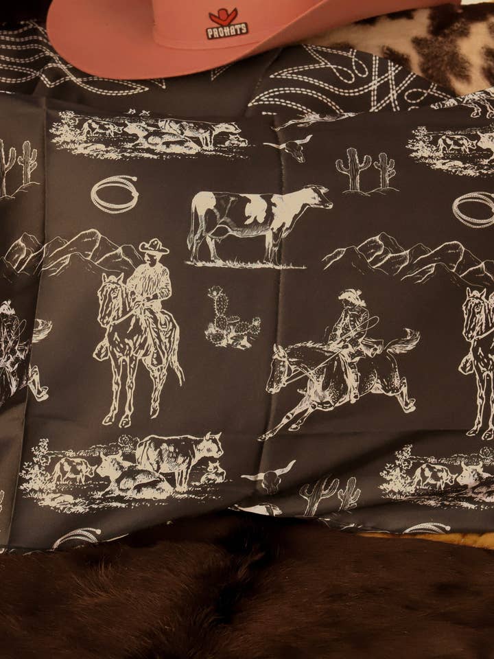 Ranch Life Satin Pillow Case for wholesale by Southern Essentials by Ashley LLC