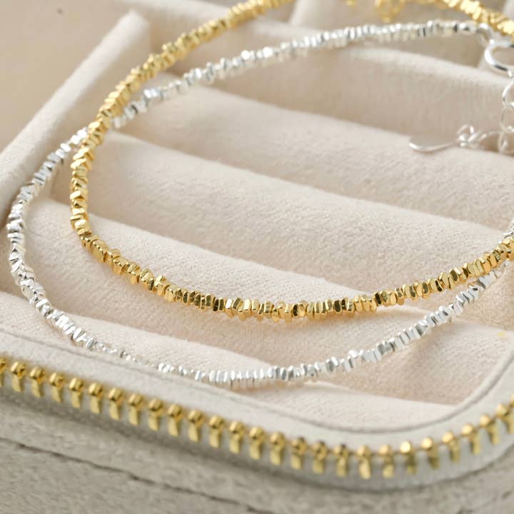 Blueyejewelry - Wholesale Choker/collar - 925 Sterling Silver Beaded Choker - Silver Bead Necklace5